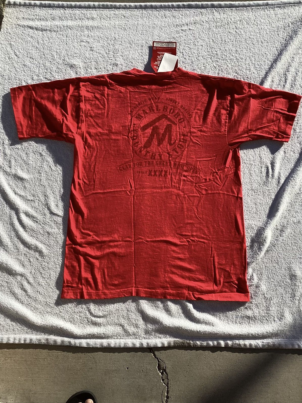 Marlboro 90s Marlboro cigarettes country store cowboy NWT pocket Tee Size US XL / EU 56 / 4 - 1 Thumbnail