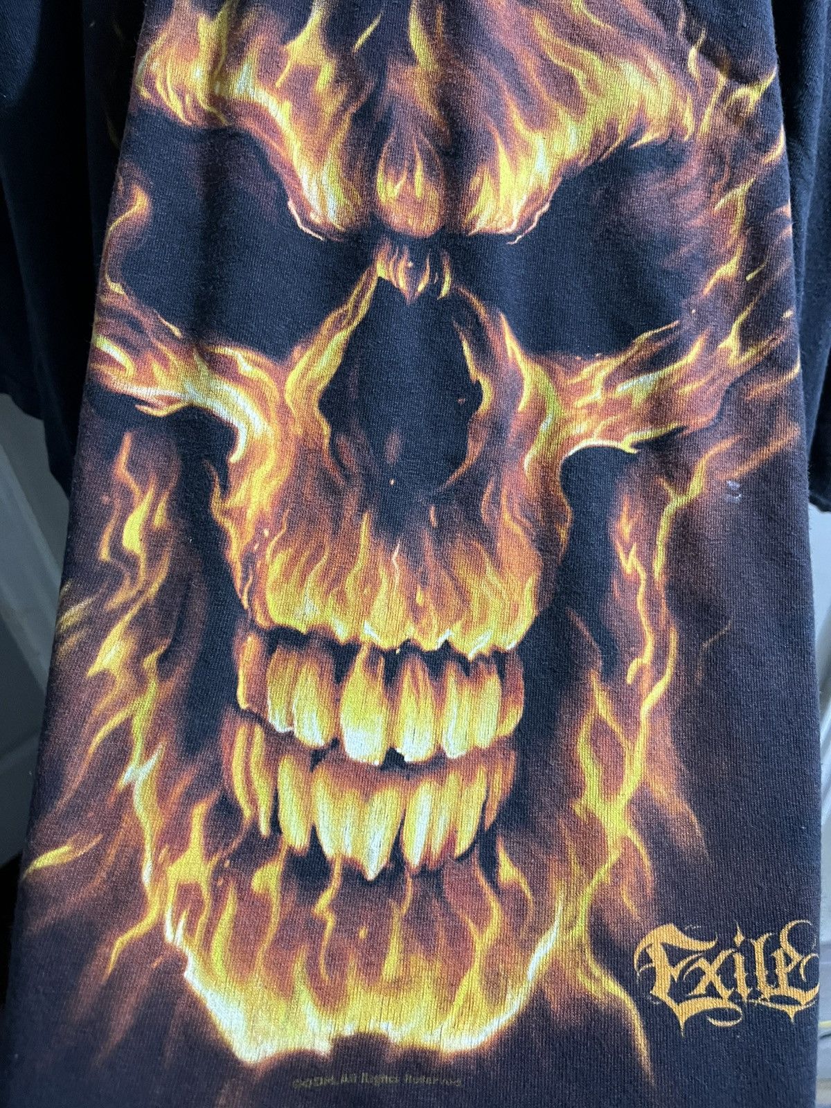 Vintage Vintage exile skeleton tee Size US XXL / EU 58 / 5 - 2 Thumbnail