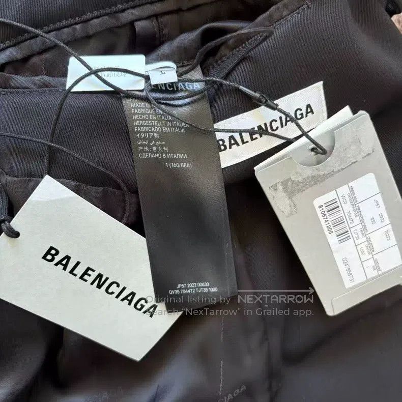 Balenciaga Balenciaga Cotton Filled Blazer Jacket Size US S / EU 44-46 / 1 - 4 Thumbnail