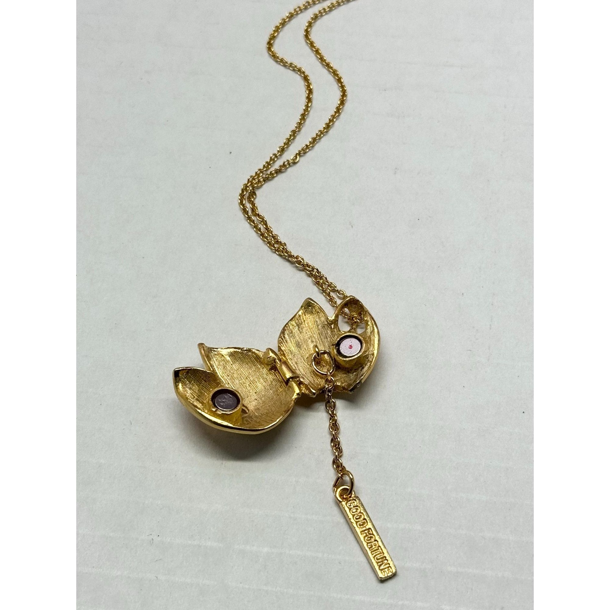 Other New Gold Fortune Cookie Necklace Size ONE SIZE - 6 Thumbnail