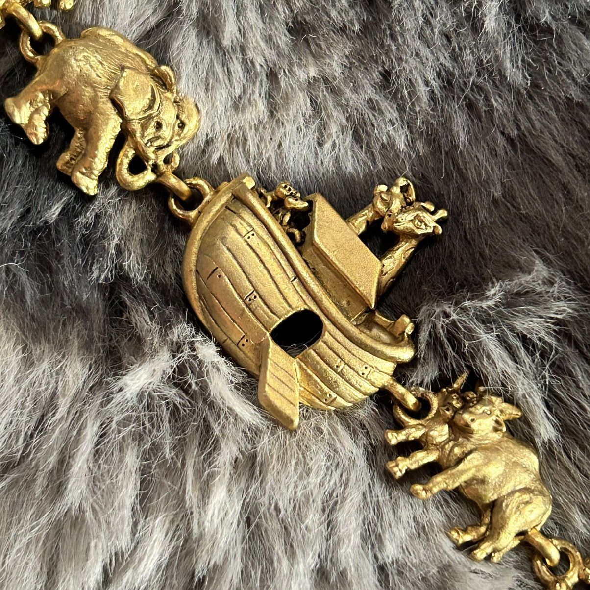 Vintage Vintage AJC American Jewelry Co Noah’s Ark gold bracelet Size ONE SIZE - 4 Thumbnail