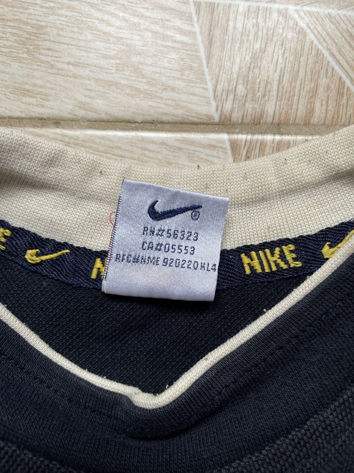 Nike × Vintage Vintage 90s Retro Y2k Nike Logo Swoosh Striped Sweatshirt Size US M / EU 48-50 / 2 - 9 Thumbnail