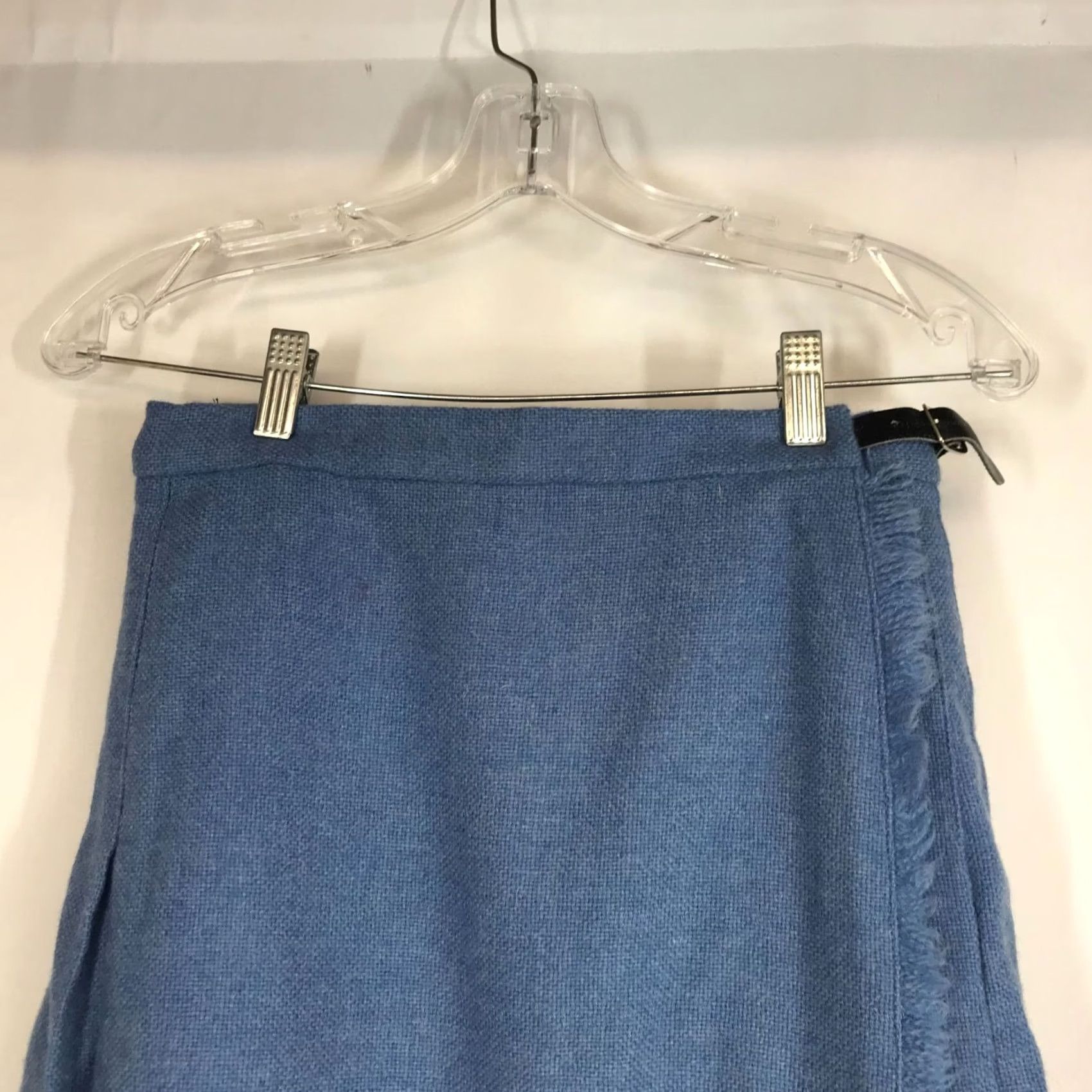 Vintage VINTAGE ESK VALLEY WOMEN'S Skirt Wrap 16 Blue Size 38" / US 16 / IT 52 - 5 Thumbnail