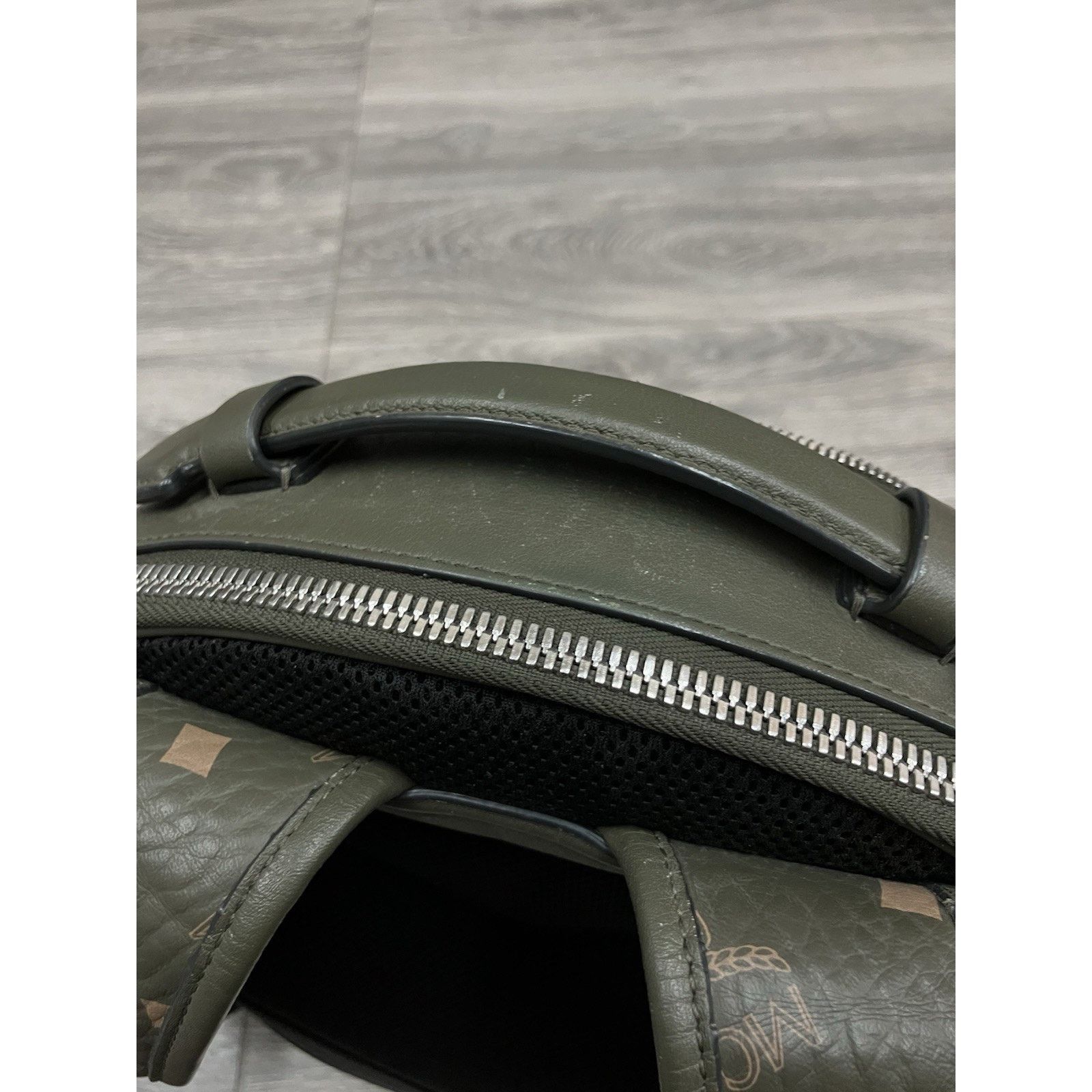 MCM MCM Visetos Backpack ' Khaki / Sea Turtle ' | GOOD CONDITION Size ONE SIZE - 9 Thumbnail