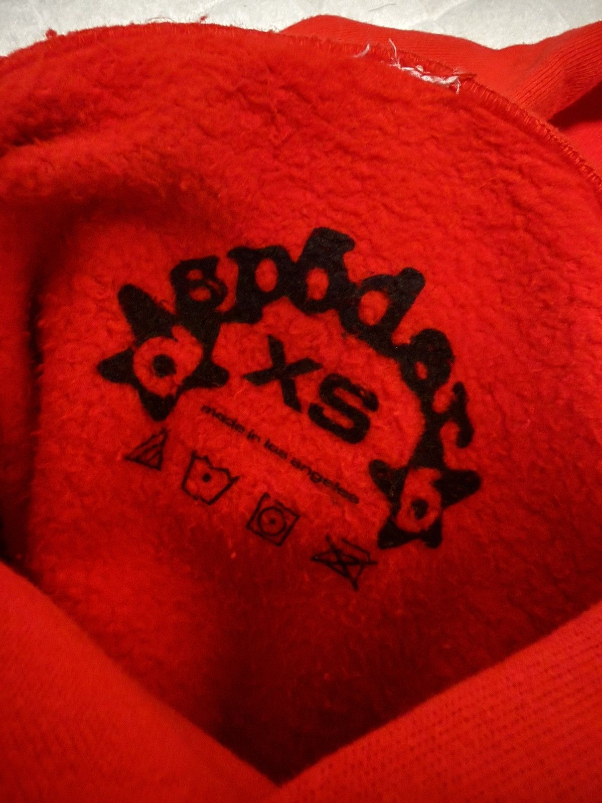 Sp5der Sp5der Beluga Hoodie ‘Red/Black’ Size US XS / EU 42 / 0 - 5 Thumbnail