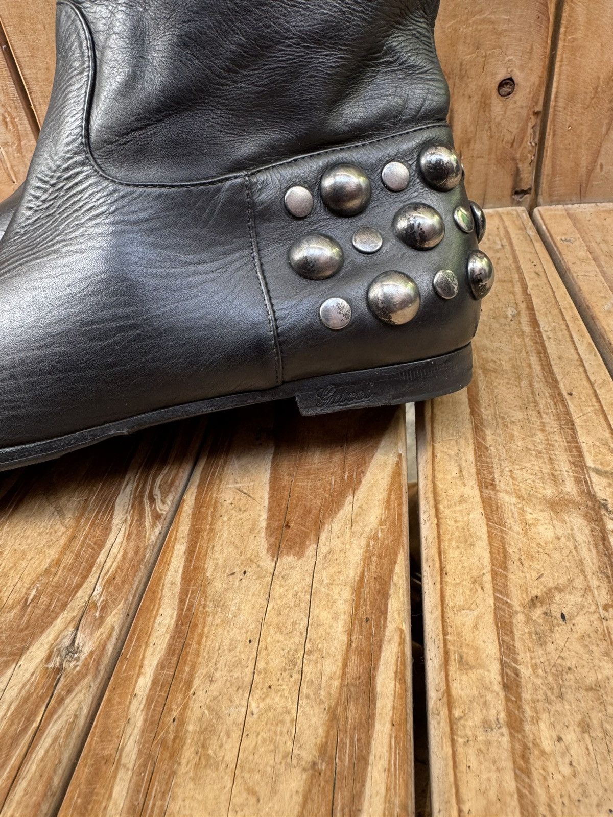 Gucci Gucci black women’s leather boots sz EUR 35.5 USA 5.5 Size US 5.5 / IT 35.5 - 13 Thumbnail