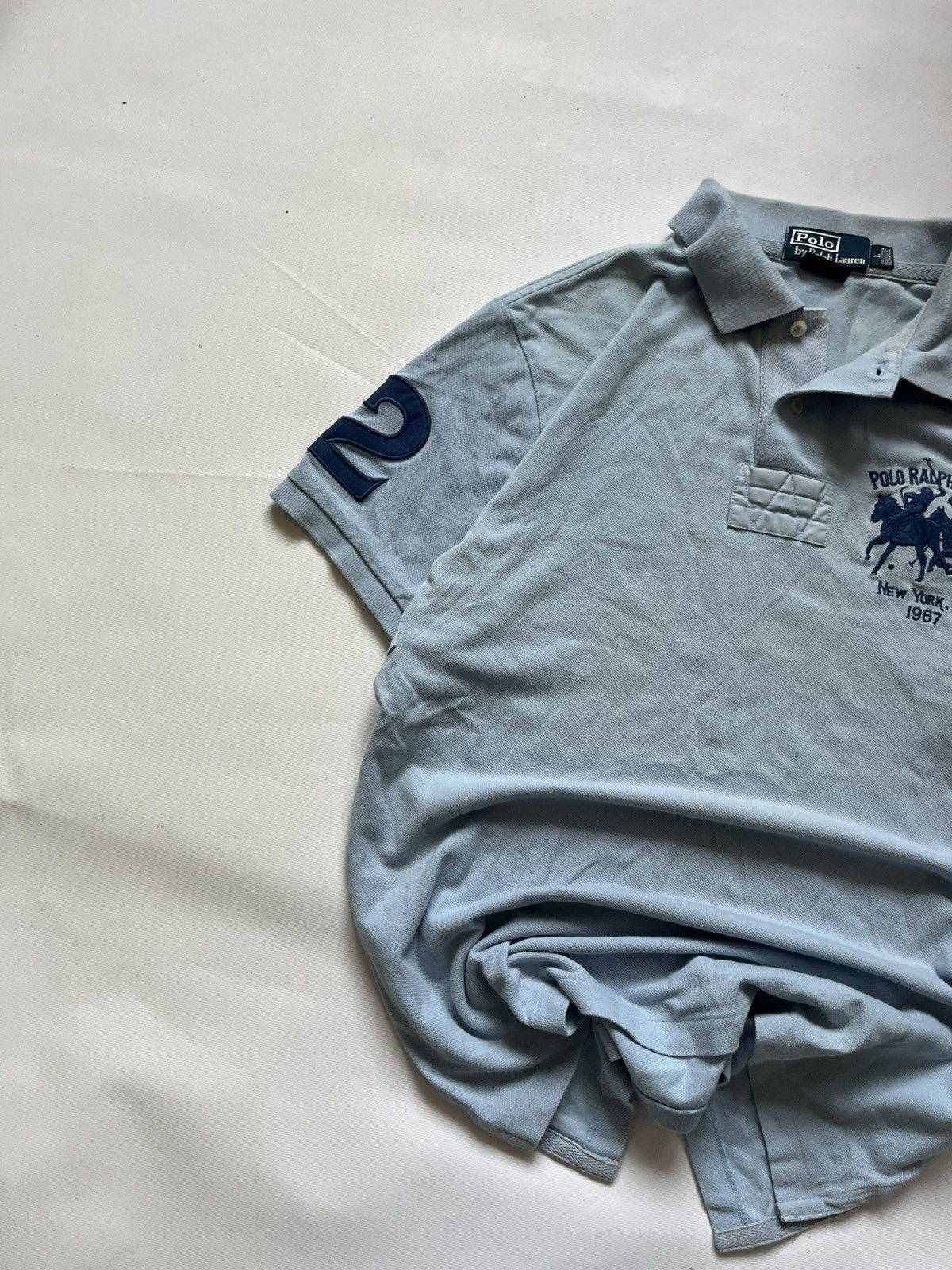 Polo Ralph Lauren Polo Ralph Lauren Striped Big Pony Polo Shirt Size US M / EU 48-50 / 2 - 3 Thumbnail