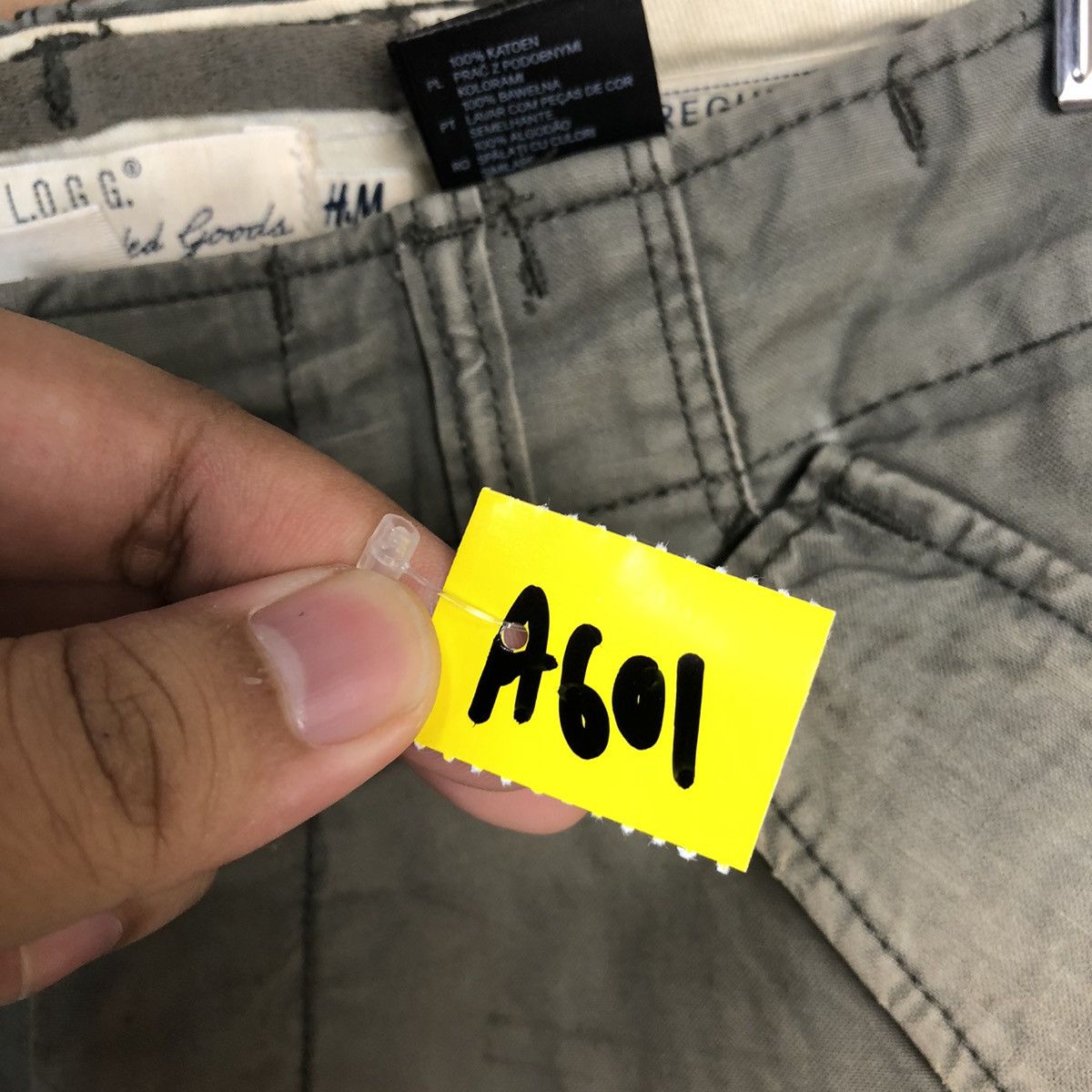 Japanese Brand H&M Green Cargo Multipocket Pants #A601 Size US 29 - 14 Thumbnail