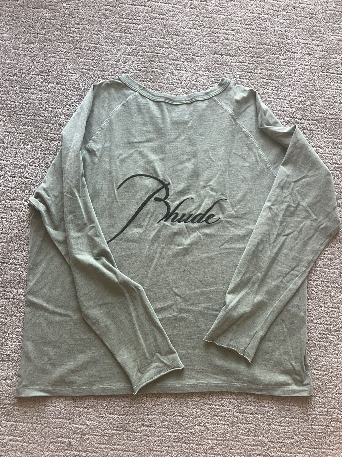 Rhude Rhude Long Sleeve Logo Tee Size US XL / EU 56 / 4 - 2 Thumbnail