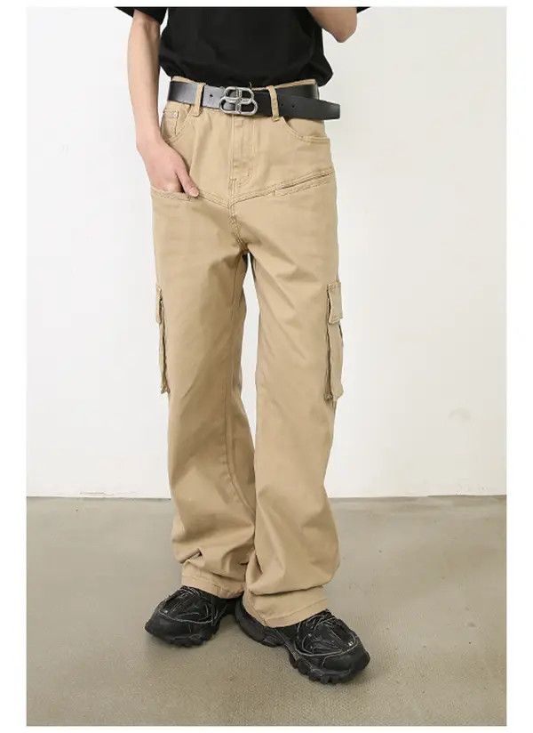 VIBE American retro distressed streetwear cargo jeans Size US 34 / EU 50 - 2 Thumbnail