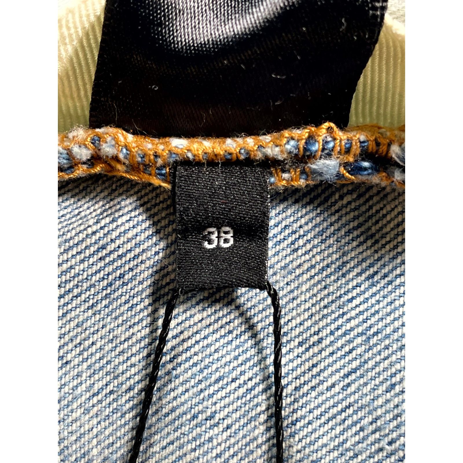 Amiri Amiri Mx1 Black Patch Light Wash Jeans Size US 38 / EU 54 - 5 Thumbnail