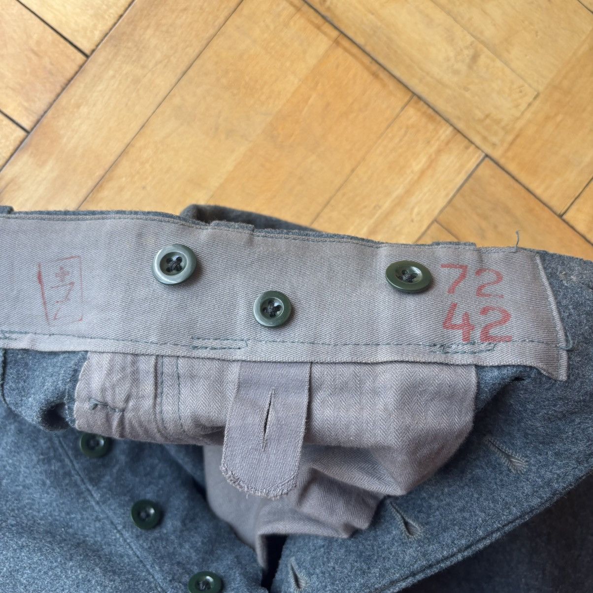 Vintage Vintage 1963 Swiss Army Wool Military Pants Dead Stock Size US 32 / EU 48 - 7 Thumbnail
