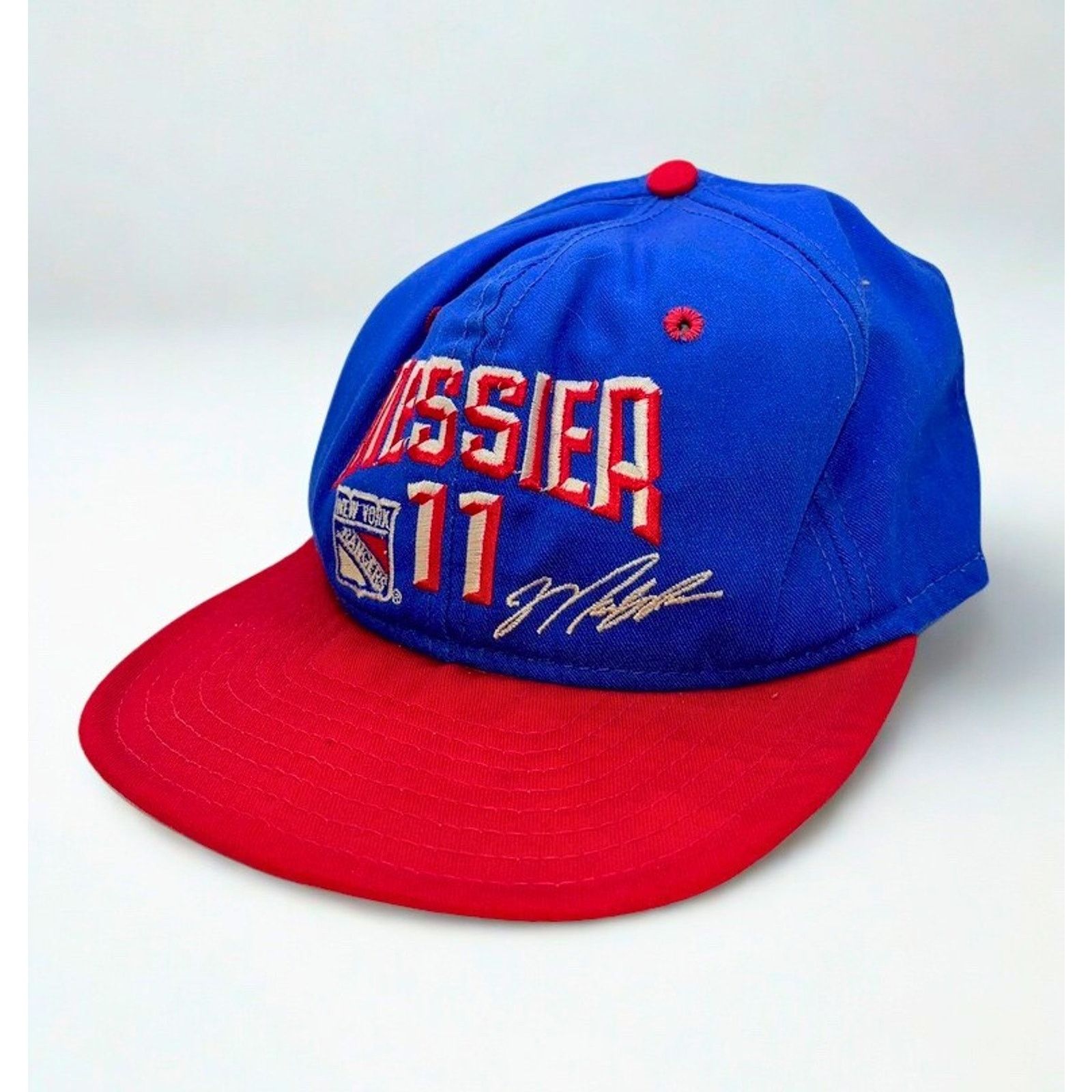 NHL New York Rangers Mark Messier #11 AJD Snapback Hat Vintage Size ONE SIZE - 7 Thumbnail