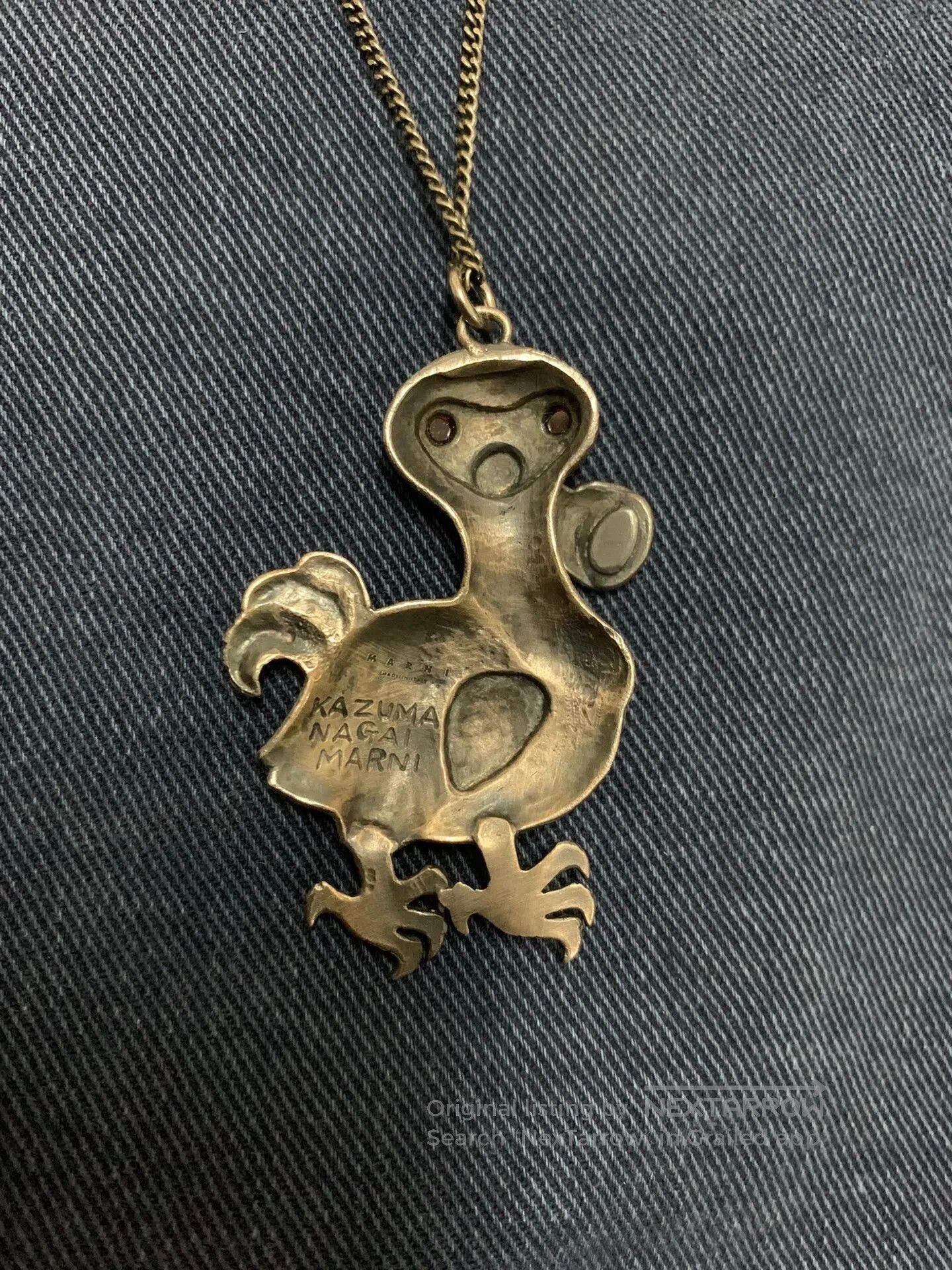 Marni Marni Dodo Bird Pendant Necklace. Size ONE SIZE - 2 Thumbnail