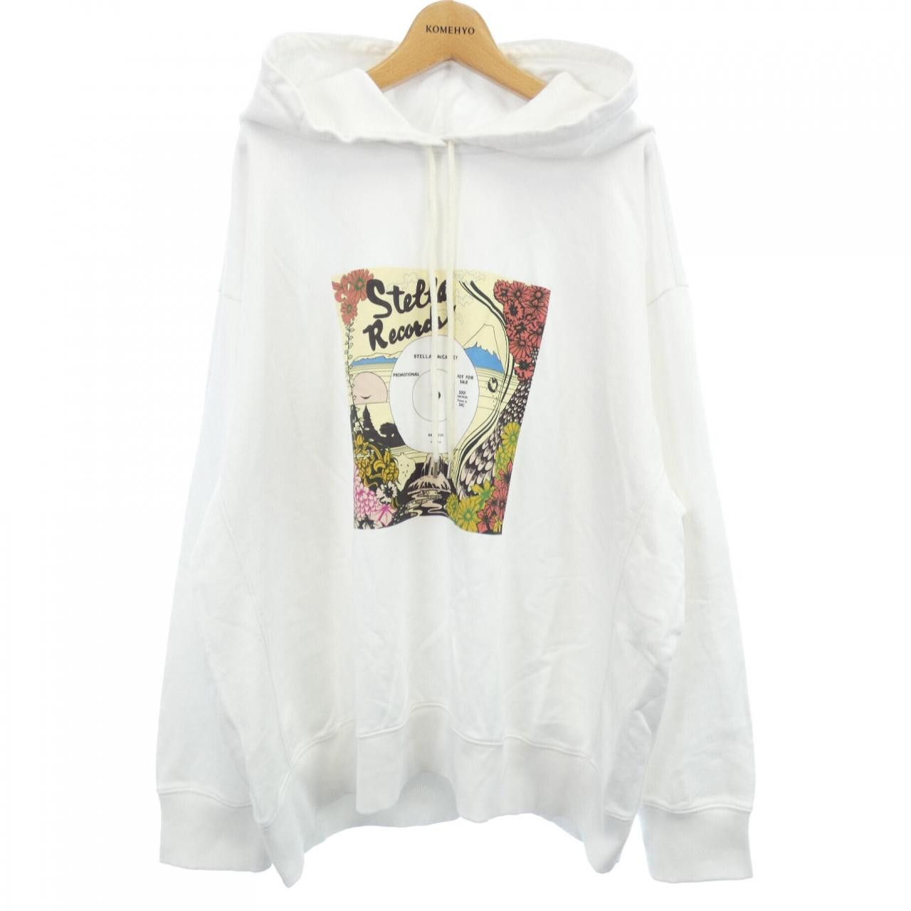 Stella McCartney Stella Mccartney Stella McCartney Record Hoodie Hoodie Cotton Sweatshirts & Hoodies DUTY FREE for USA Size ONE SIZE - 1 Thumbnail