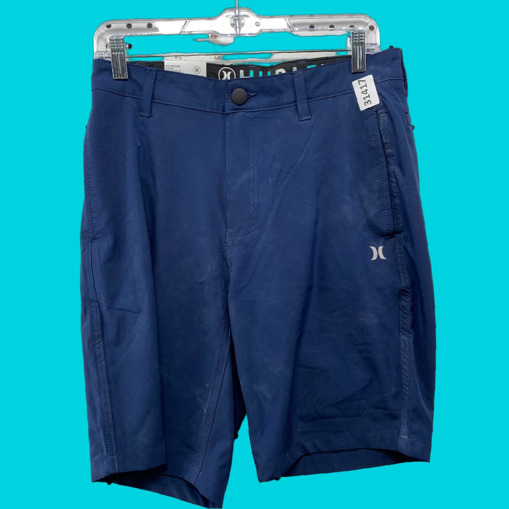 Hurley VINTAGE Hurley Chino Shorts Mens Size 30x10 Blue Casual Shirt 2000s Men Size US 30 / EU 46 - 1 Thumbnail
