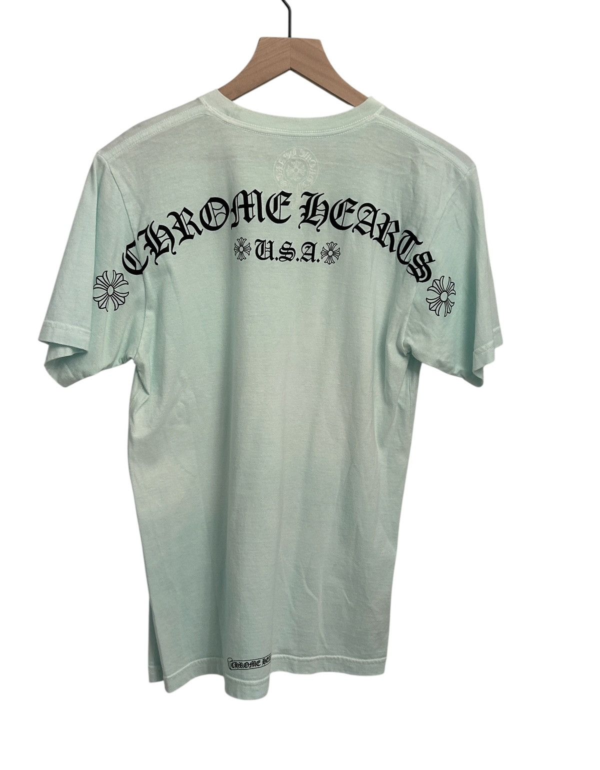 Chrome Hearts Chrome Hearts, mint green short sleeve T-shirt M authentic Size US M / EU 48-50 / 2 - 2 Thumbnail
