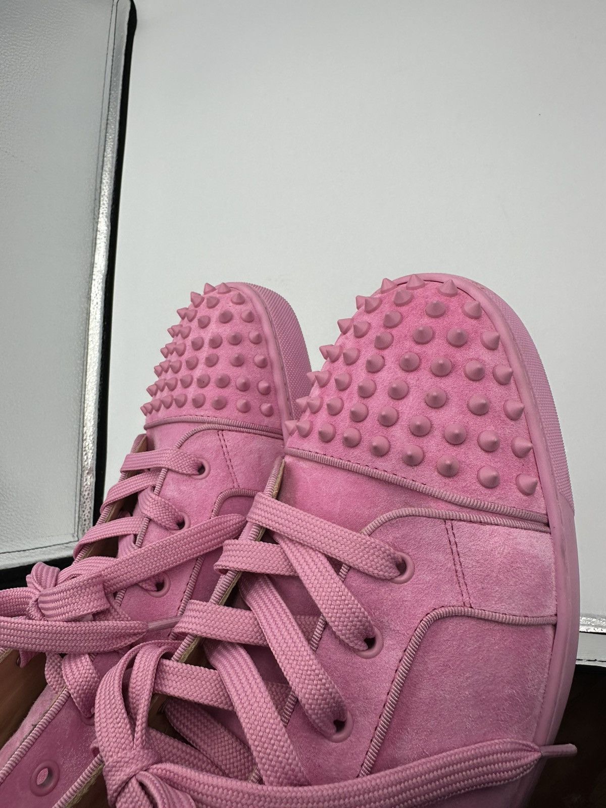 Christian Louboutin Christian Louboutin High Top Sneakers Size US 13 / EU 46 - 24 Thumbnail
