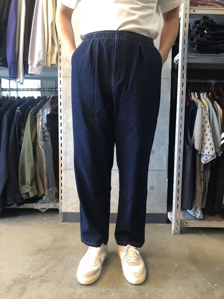 Evisu × Indigo × KOJIMA GENES Kojima Genes 🇯🇵 Denim Works Indigo 11oz Drawstring Easy Pants Size US 30 / EU 46 - 3 Thumbnail