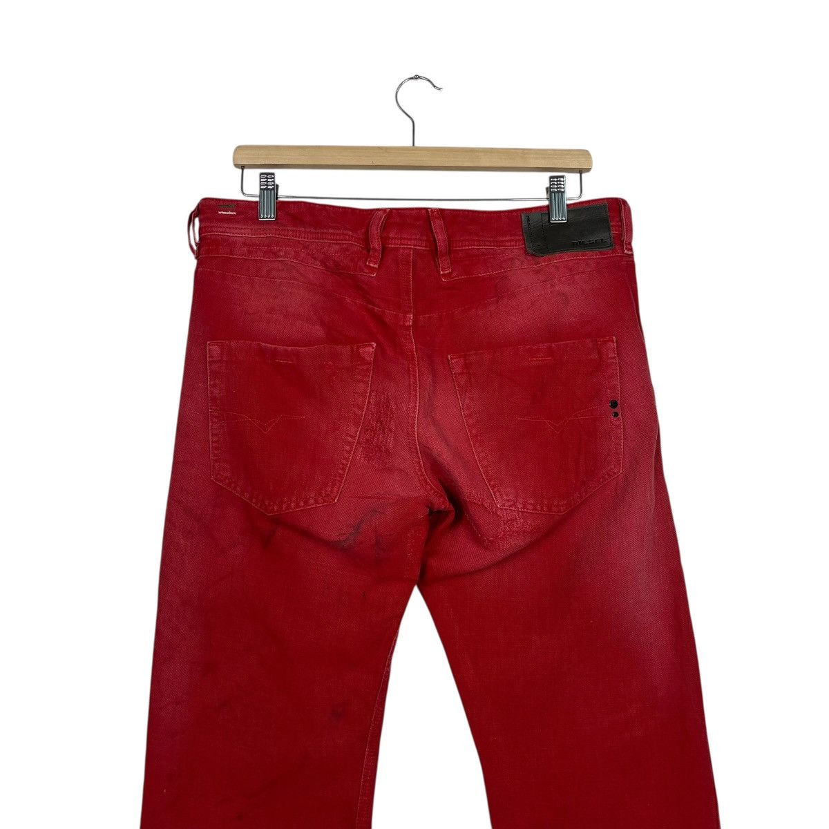 Diesel Vintage Diesel Italian Designer Avant Garde Denim Jeans Size US 34 / EU 50 - 10 Thumbnail