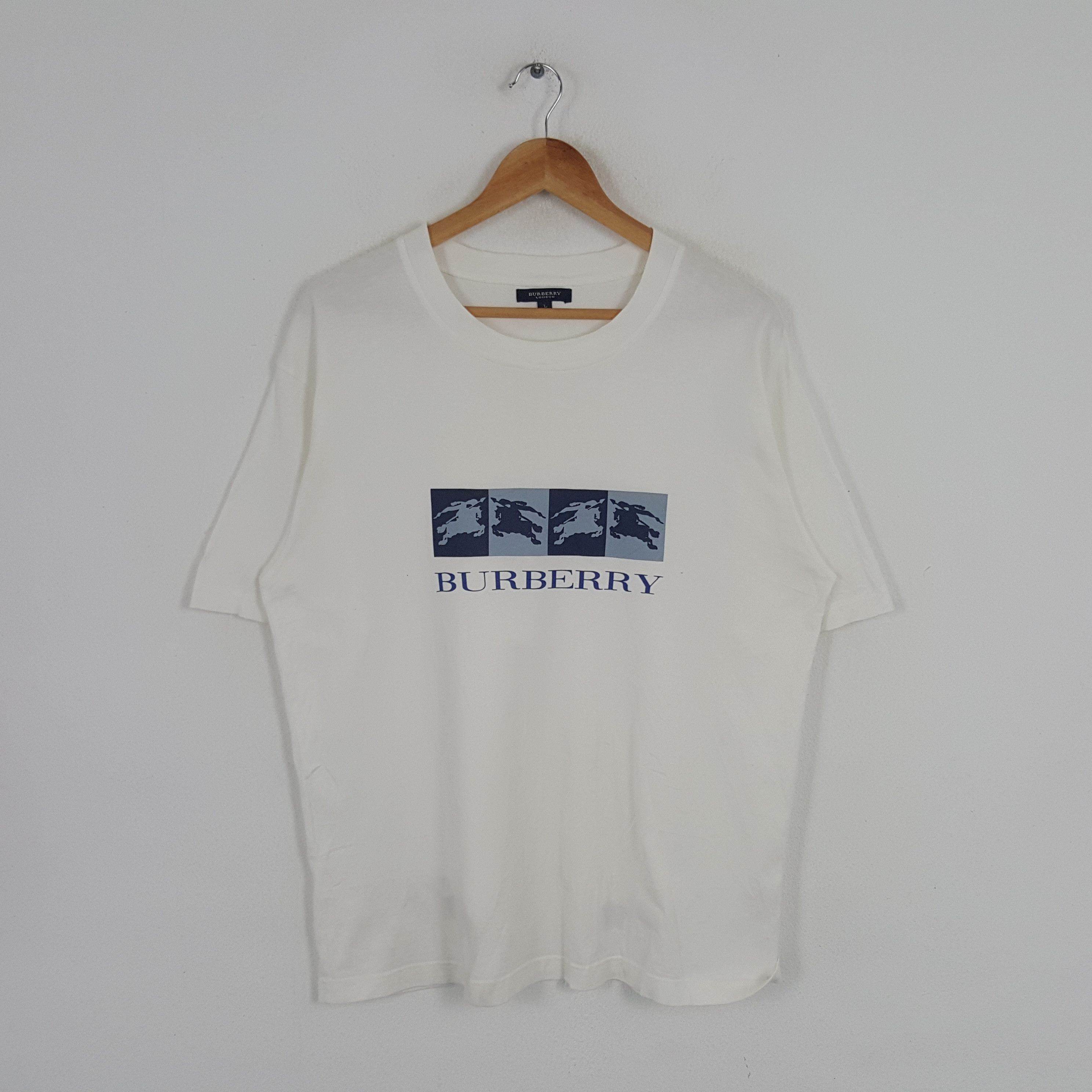 Burberry × Vintage Vintage Burberry London Logo Style Tshirt Size US M / EU 48-50 / 2 - 1 Thumbnail