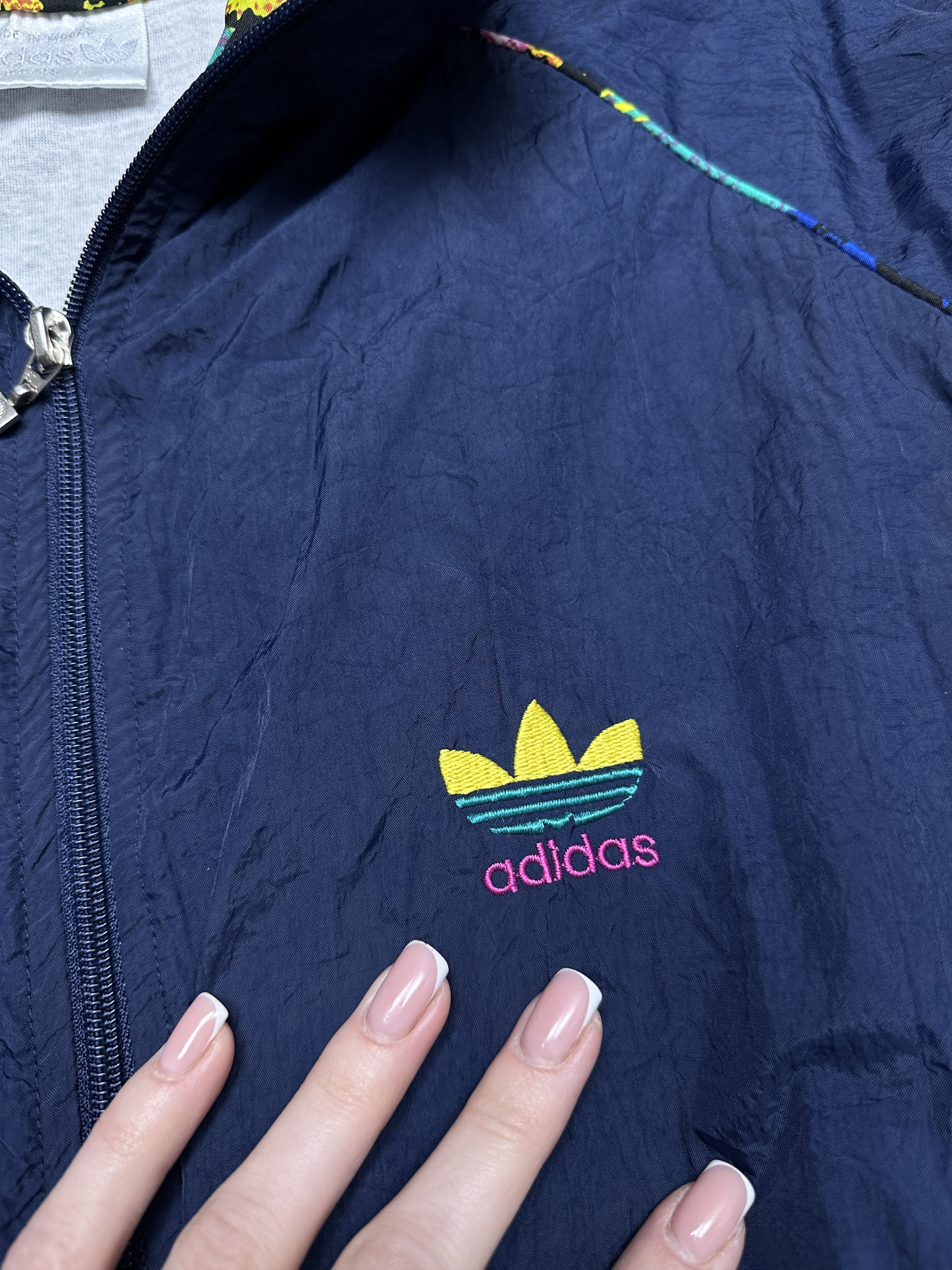 Adidas Adidas Vintage Mens Nylon Tracksuit Pants+Jacket Suit Size US 36 / EU 52 - 4 Thumbnail