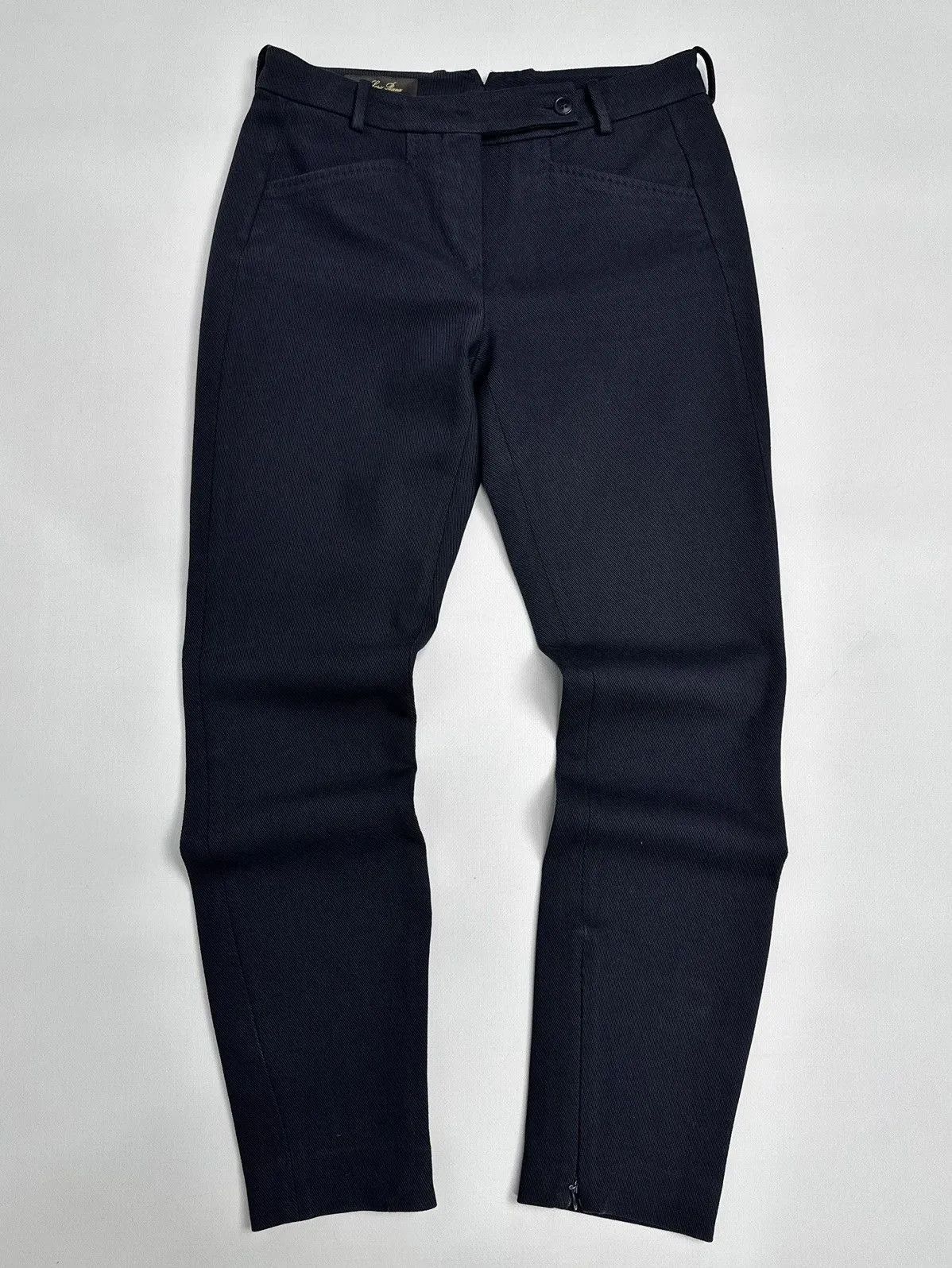 Raf Simons Vintage Loro Piana Casual Pants Denim Y2K luxury Italian Size 30" / US 8 / IT 44 - 3 Thumbnail