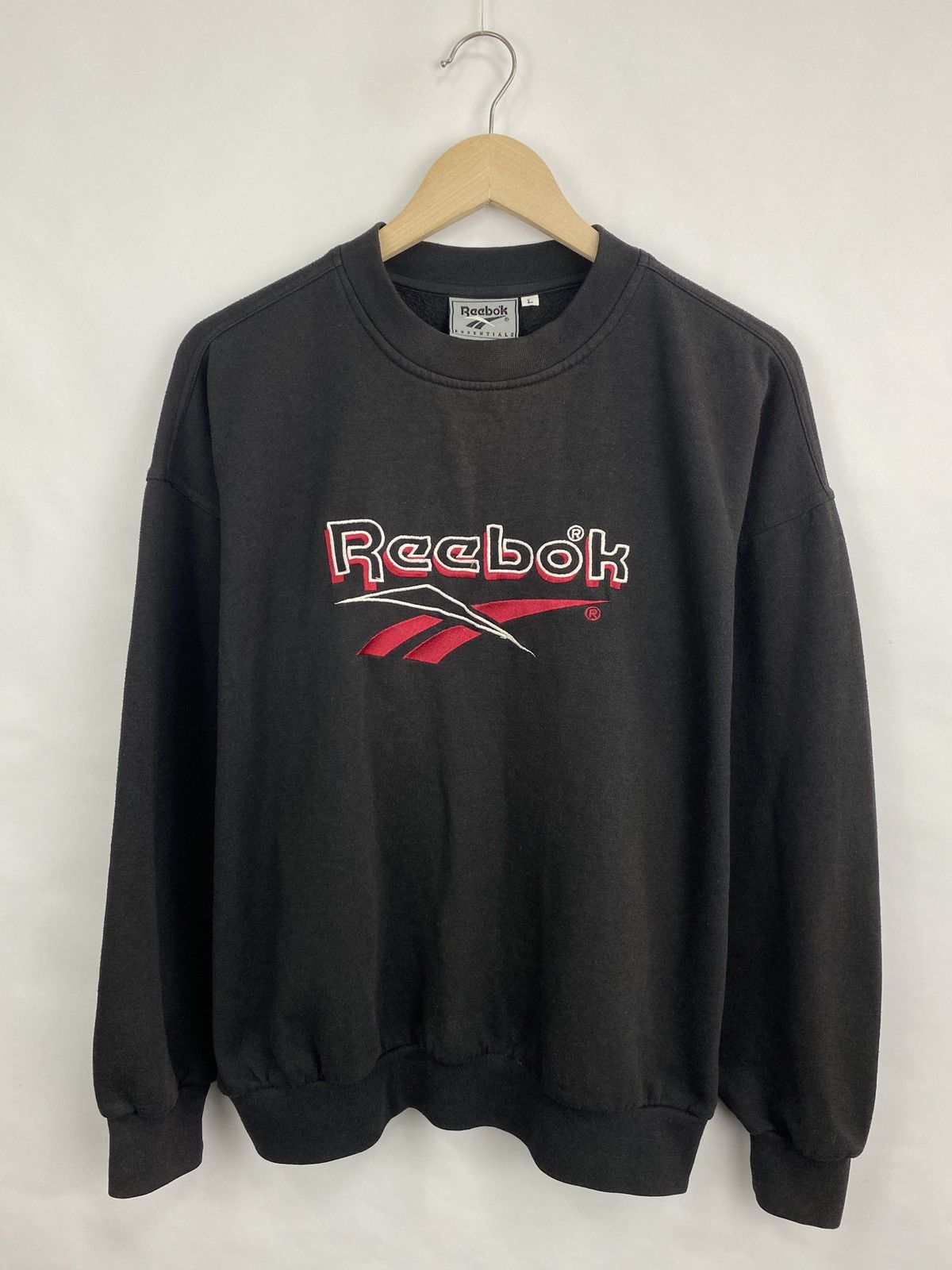 Reebok 🕷️ Vintage 90s Reebok Sweatshirt Y2K Rare Retro Hype Size US L / EU 52-54 / 3 - 3 Thumbnail