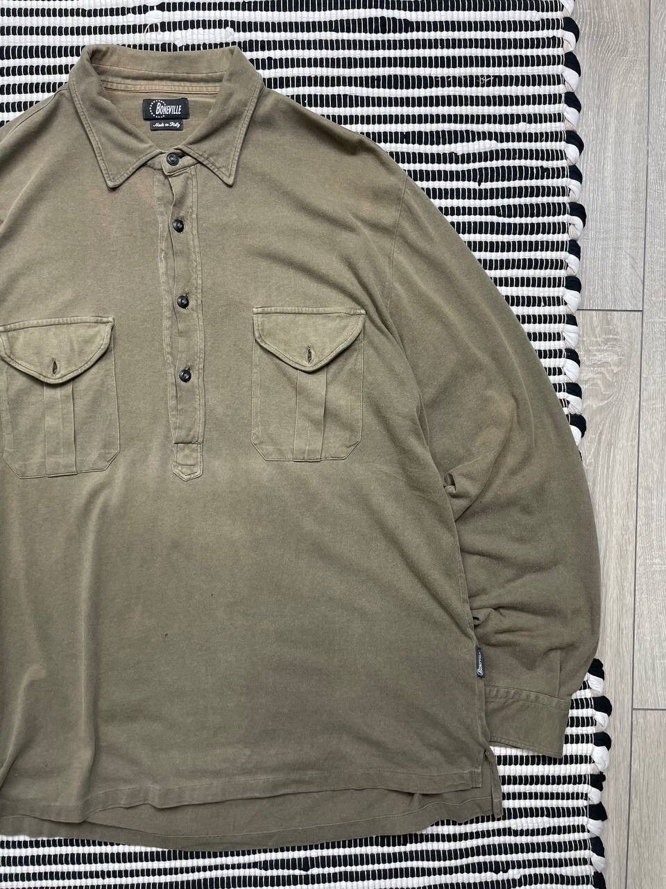 Boneville × Massimo Osti × Vintage Vintage 90s Boneville Long Sleeve Tee T-Shirt Y2K Size US XL / EU 56 / 4 - 3 Thumbnail