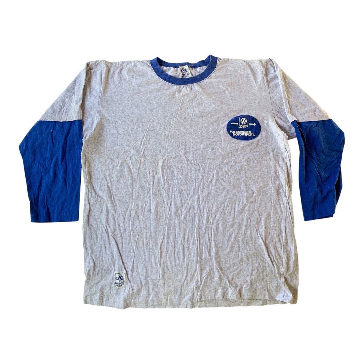 90s Volkswagen Motorsport Crewneck Longsleeve Printed Tee