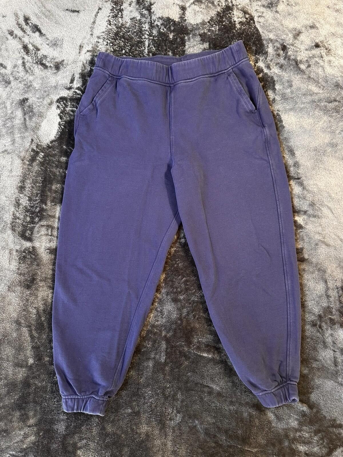 Lululemon Lululemon Women's Size 10 Scuba High-Rise Jogger Blue Terry Size 32" / US 10 / IT 46 - 6 Thumbnail