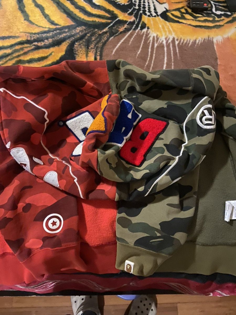 Bape Rare BAPE ape head zip up hoodie Size US M / EU 48-50 / 2 - 3 Thumbnail