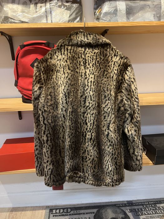 Supreme Supreme x schott fur peacoat | Grailed