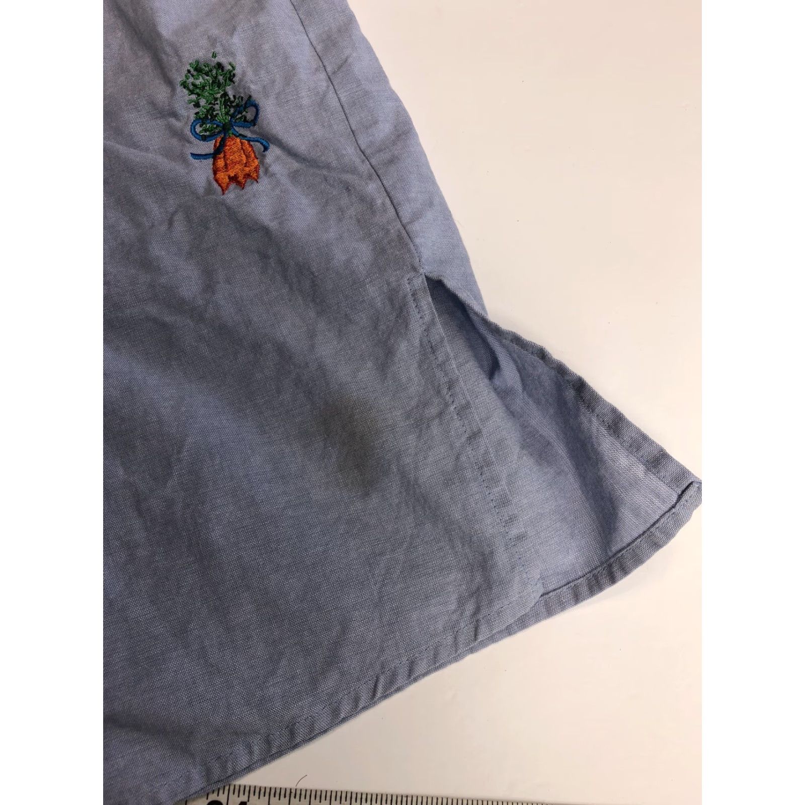 Quacker Factory VINTAGE The Quacker Factory Button Up Shirt Unisex Carrot Blue S 100% Cotton Womens Size S / US 4 / IT 40 - 5 Thumbnail