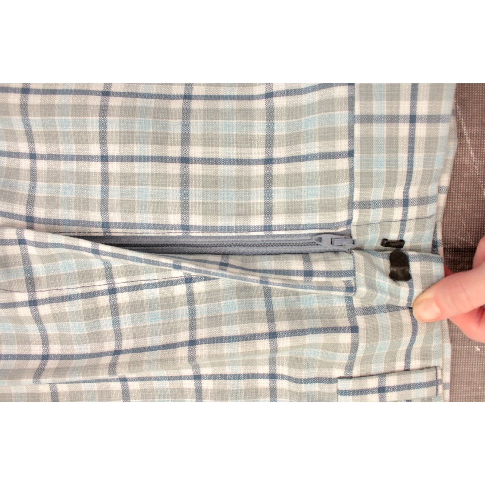 Vintage VINTAGE Jack Nicklaus Mens 1970s Polyester Plaid Pants Sz 36x36.5 Blue 36 Inseam 36.5 70s Look Disco Golf Regular Mens Size US 36 / EU 52 - 6 Thumbnail