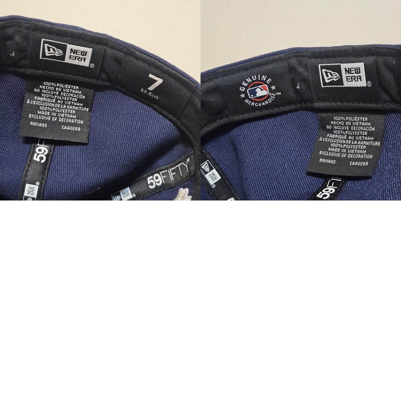 New Era New Era Los Angeles Dodgers Stadium Patch Hat Size 7 Navy Blue Mens 40th Anniversary Size ONE SIZE - 8 Thumbnail