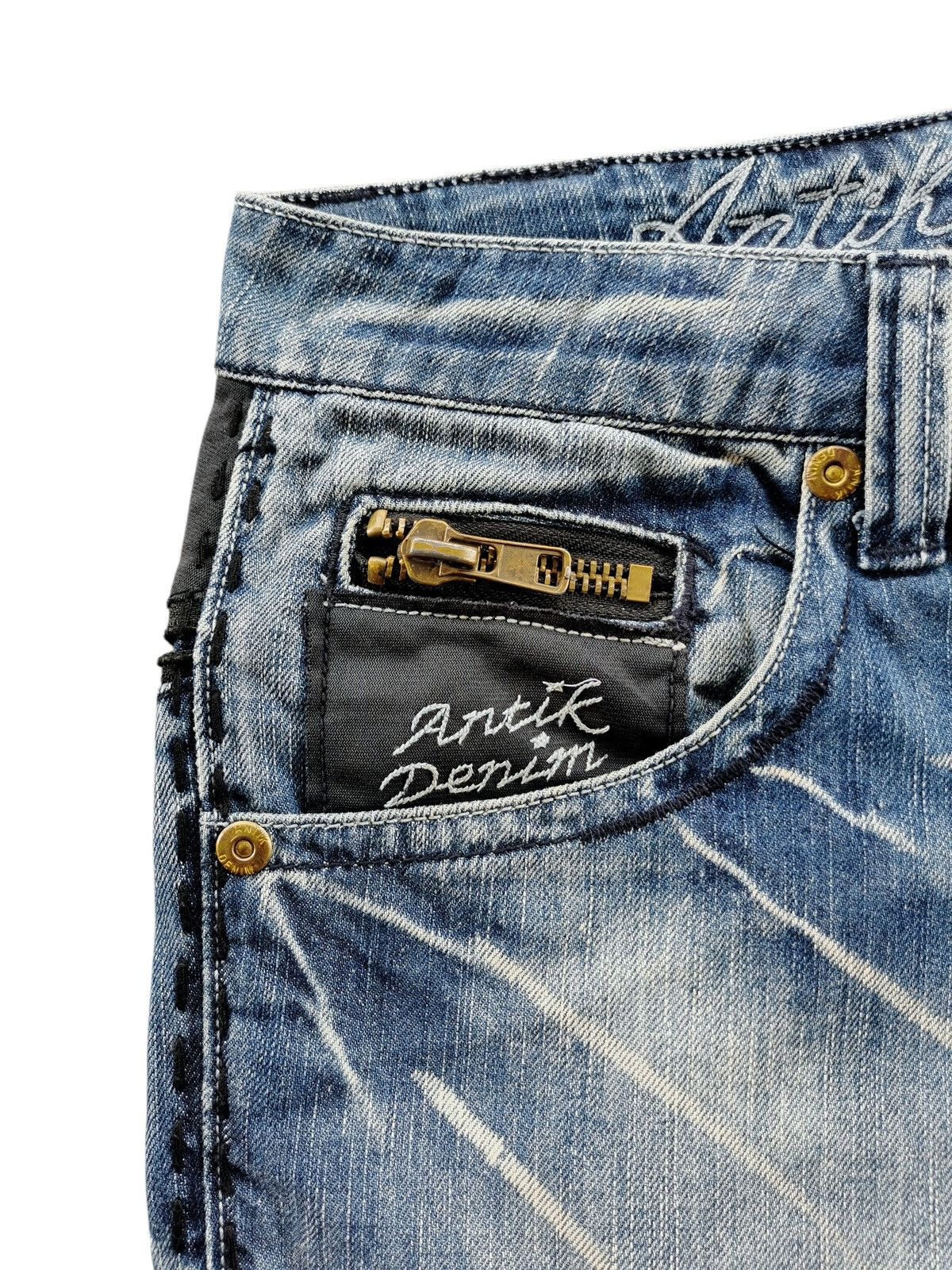 Antik Denim Antik Denim Embroidery Back Pockets Jeans Size US 34 / EU 50 - 8 Thumbnail
