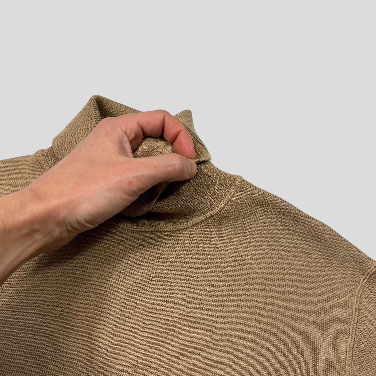 Prada Prada Sport 00’s Ventilated Roll-neck Camel Knit Jumper IT48 Size US M / EU 48-50 / 2 - 6 Thumbnail