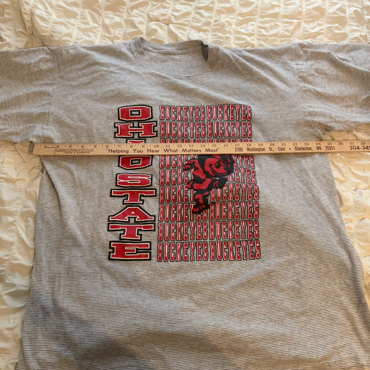 Other Vintage Ohio State Buckeyes Striped T Shirt NCAA Size US XL / EU 56 / 4 - 4 Thumbnail