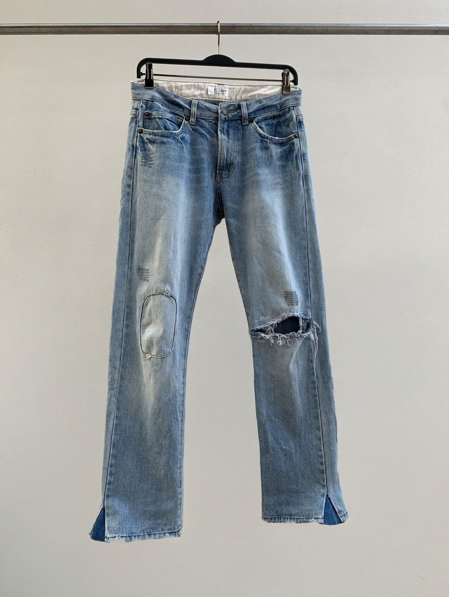 Vintage Thrashed Vintage J-honey Flared Jeans Distressed ERD Size US 32 / EU 48 - 1 Thumbnail