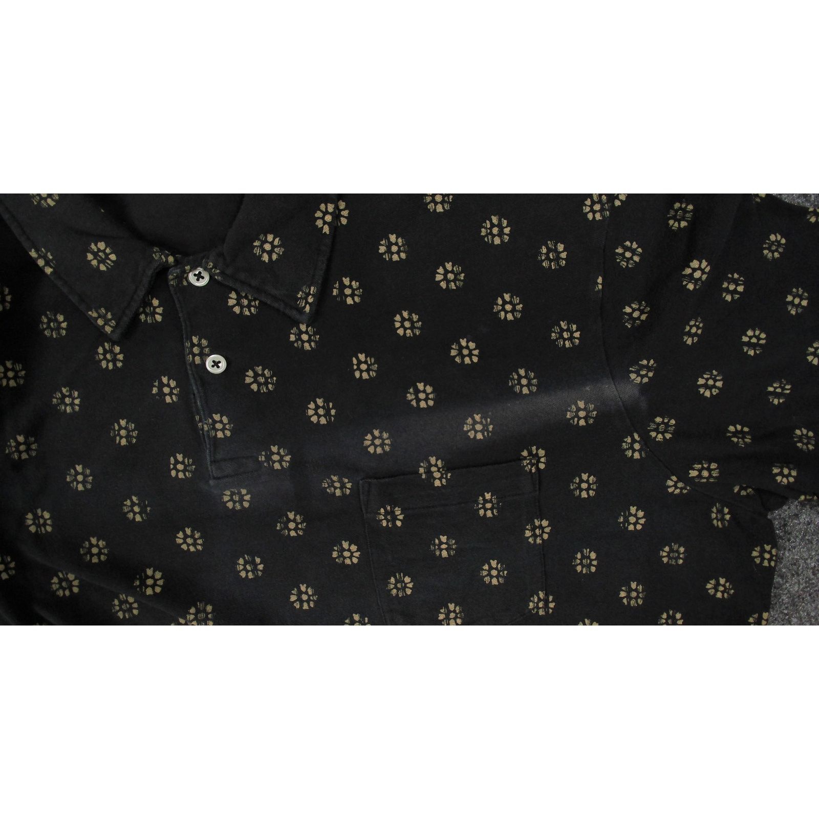 Ralph Lauren Ralph Lauren AOP Floral Shirt Boxy XXL Black Faded Grunge Size US XXL / EU 58 / 5 - 10 Thumbnail
