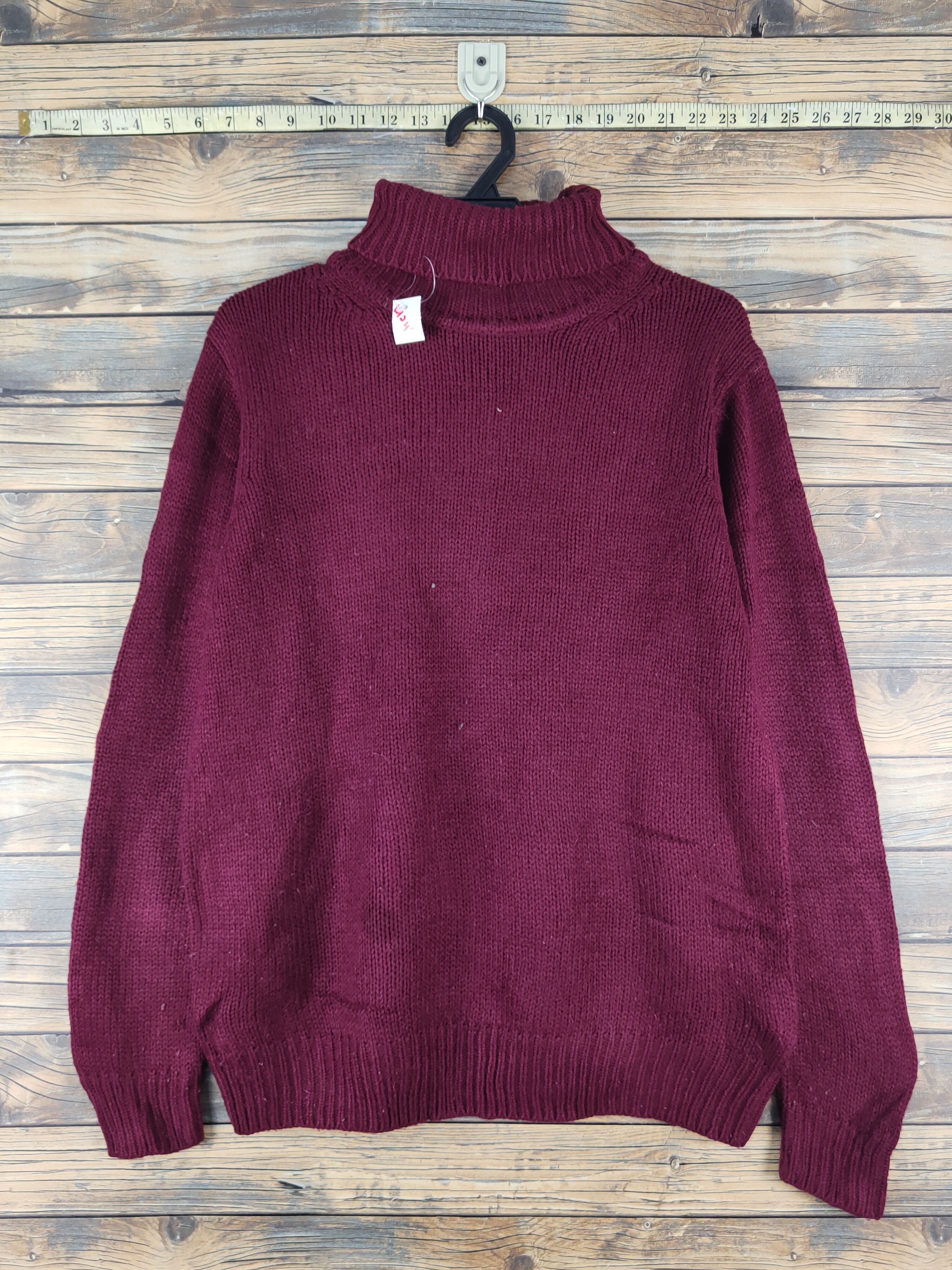 Uniqlo Maroon Knitwear Sweatshirts #W1249