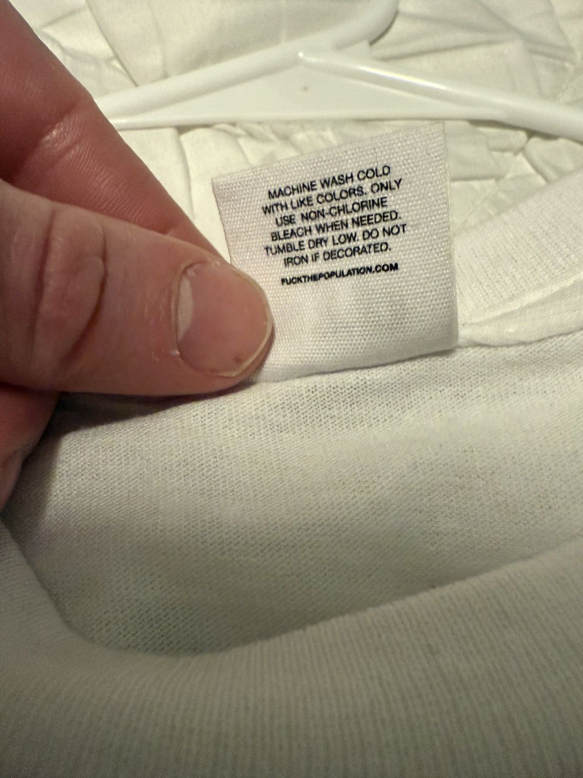 Fuck The Population Fuck the population god bless america! Tee Size US M / EU 48-50 / 2 - 9 Thumbnail