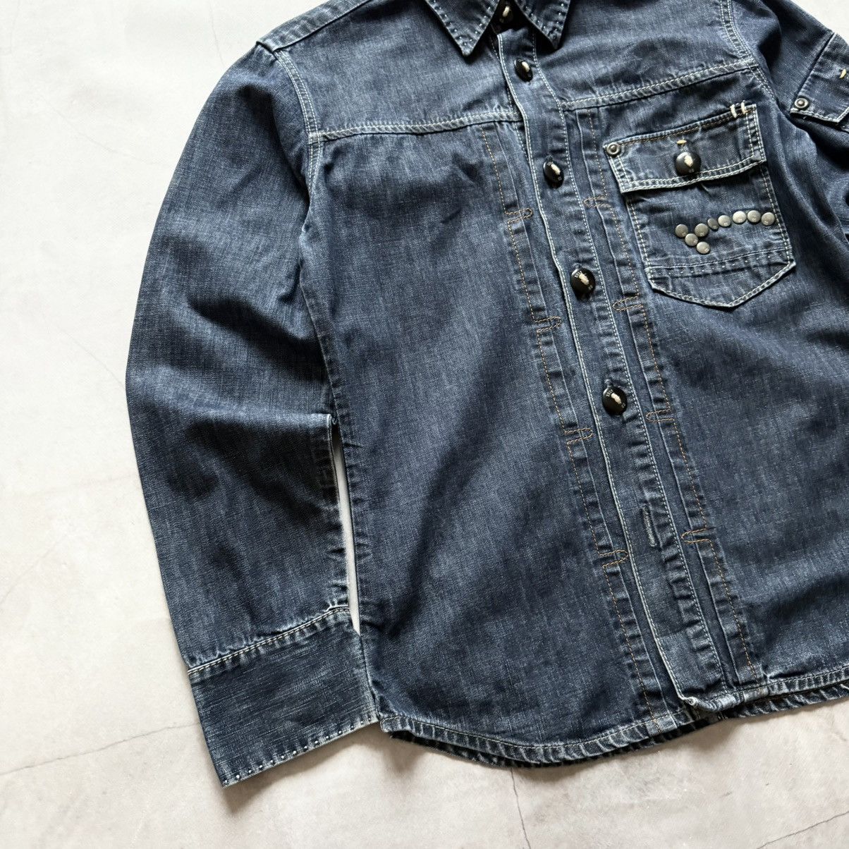 G-Star G-Star Handcrafted Rare Denim Shirt Jacket Size US L / EU 52-54 / 3 - 3 Thumbnail