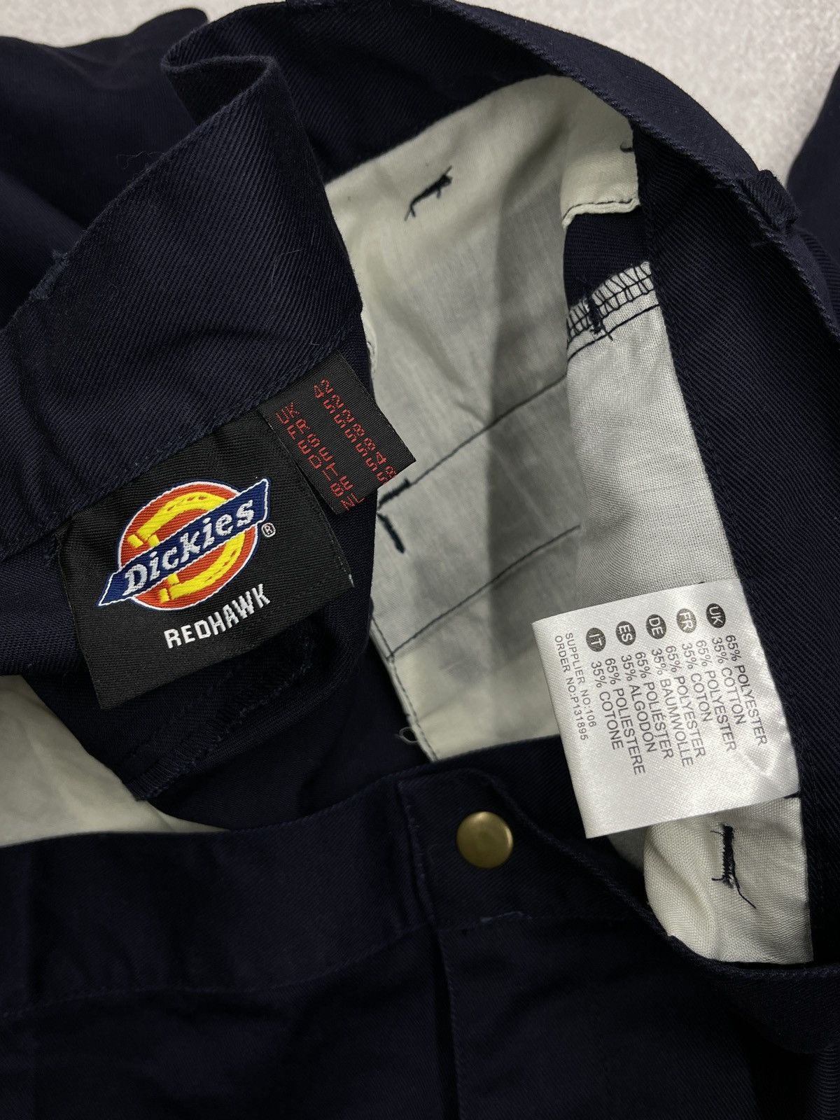 Dickies Vintage Dickies Redhawk Cargo Shorts Navy Workwear Y2K Size US 36 / EU 52 - 8 Thumbnail