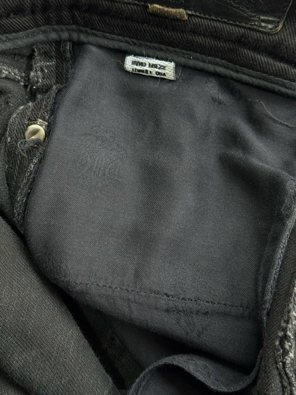 Chrome Hearts Vintage Chrome Hearts Fleur Knee Denim Flared Pants Size 28" / US 6 / IT 42 - 13 Thumbnail