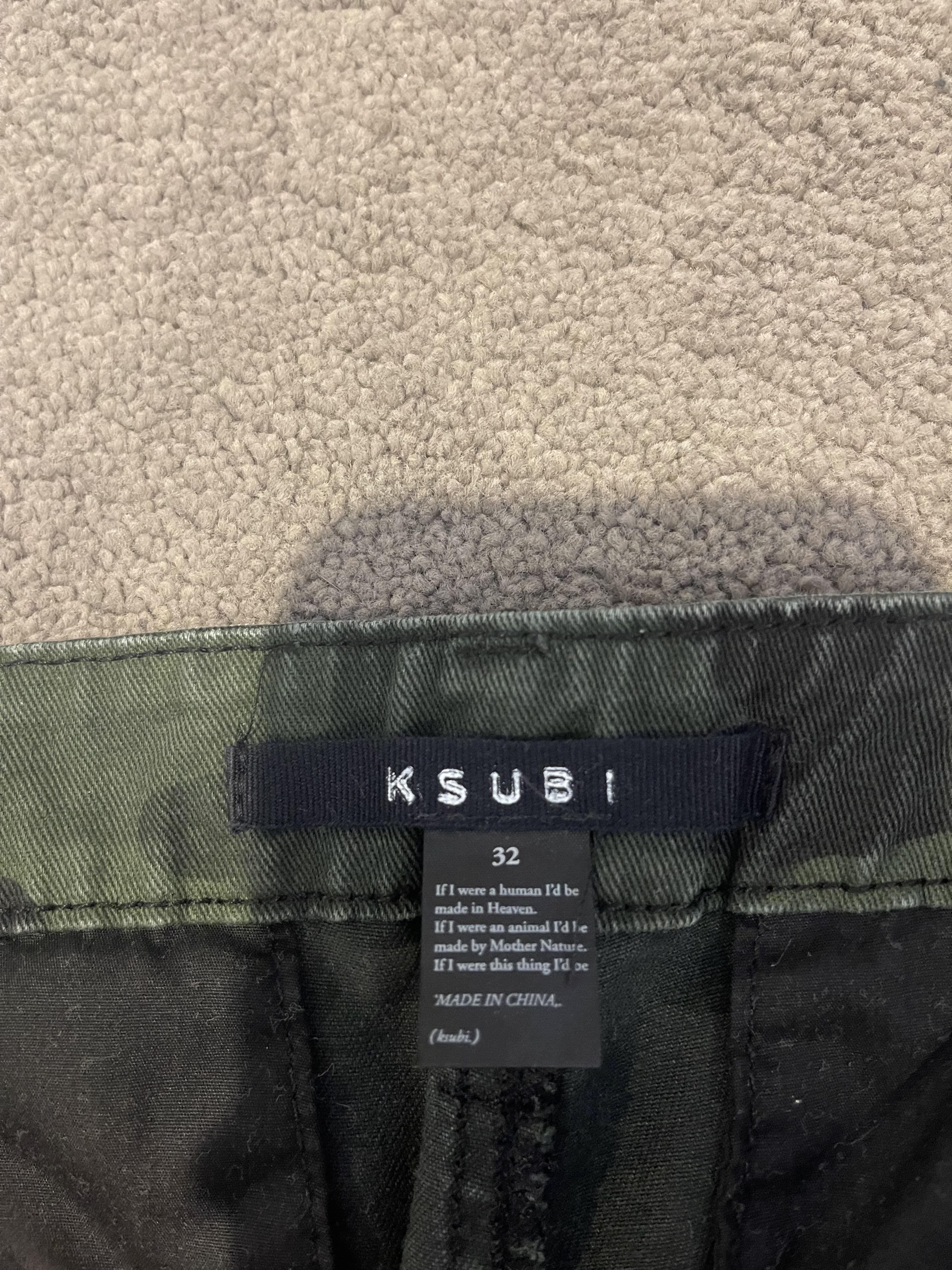 Ksubi Authentic Ksubi Camo Cargo Pants Size US 32 / EU 48 - 3 Thumbnail