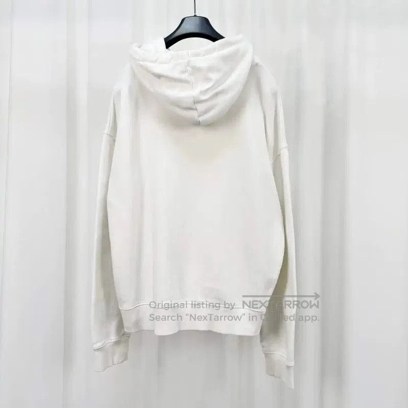 Dior Dior White Cotton Embroidered Logo Hoodie . Size US XL / EU 56 / 4 - 2 Thumbnail