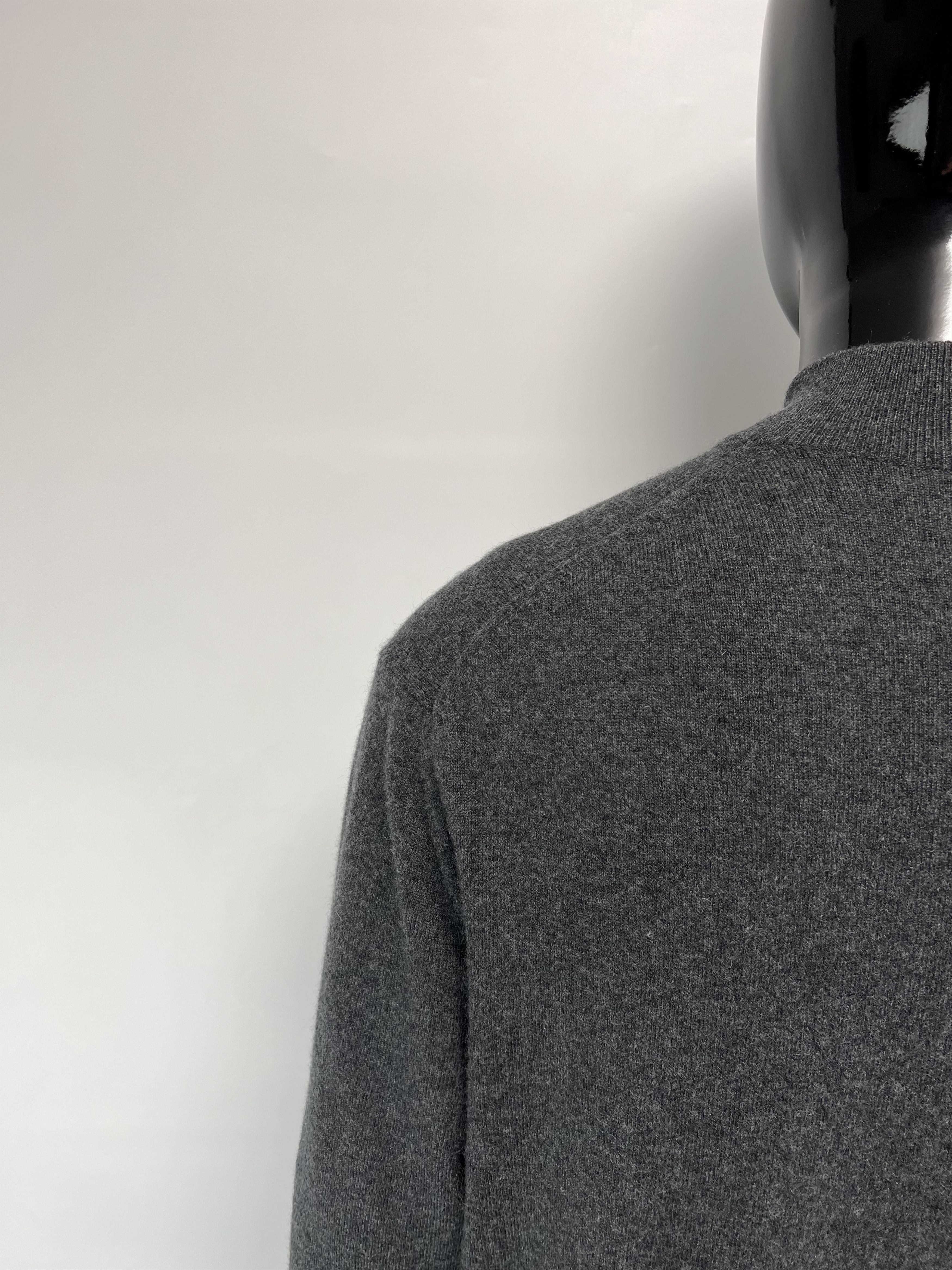Maurizio Baldassari Maurizio Baldassari Wool Silk 1/4 Zip Sweater Size US XXL / EU 58 / 5 - 10 Thumbnail
