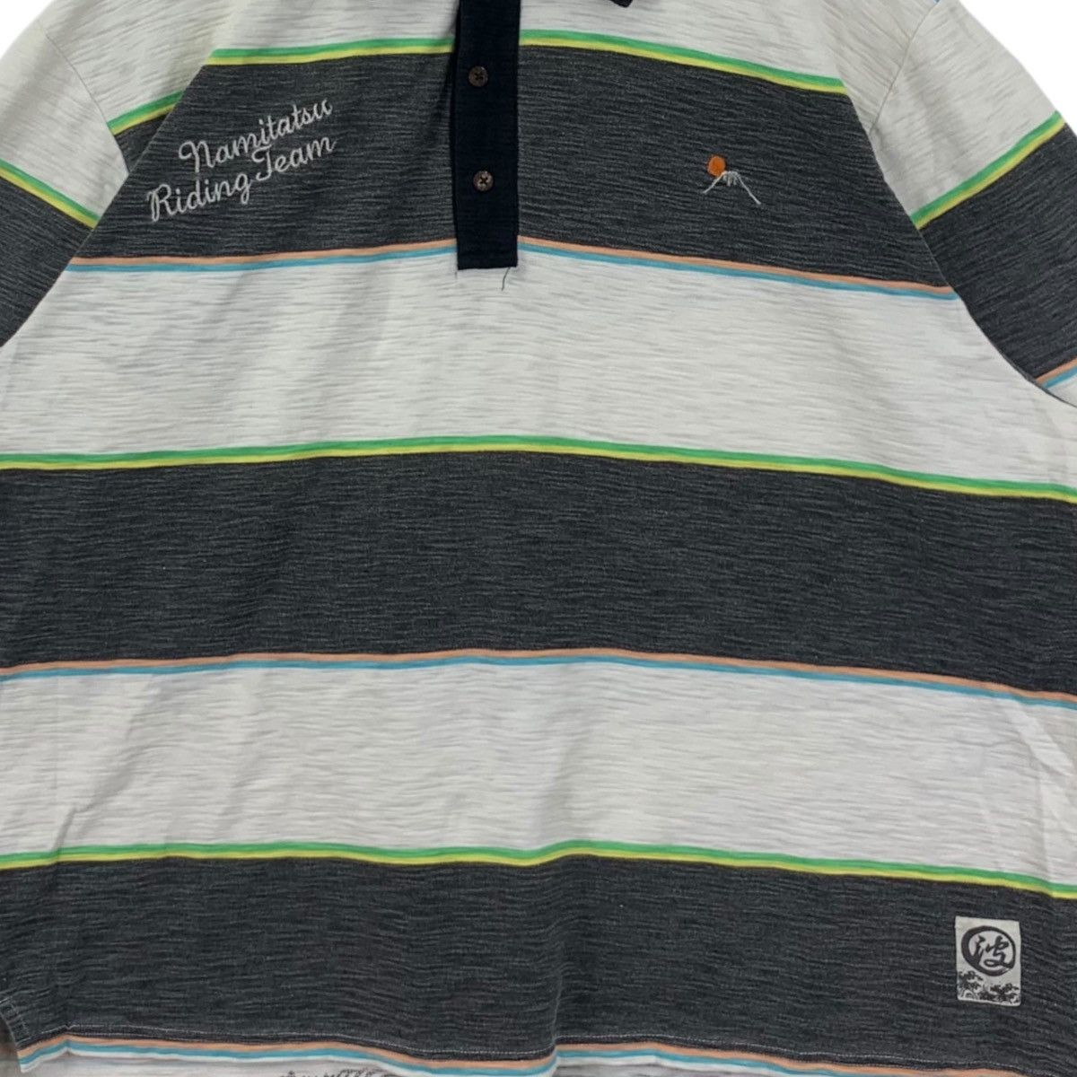 Vintage JAPAN TRADITIONAL Waratte Naminori Surf Polo Size US XXL / EU 58 / 5 - 3 Thumbnail